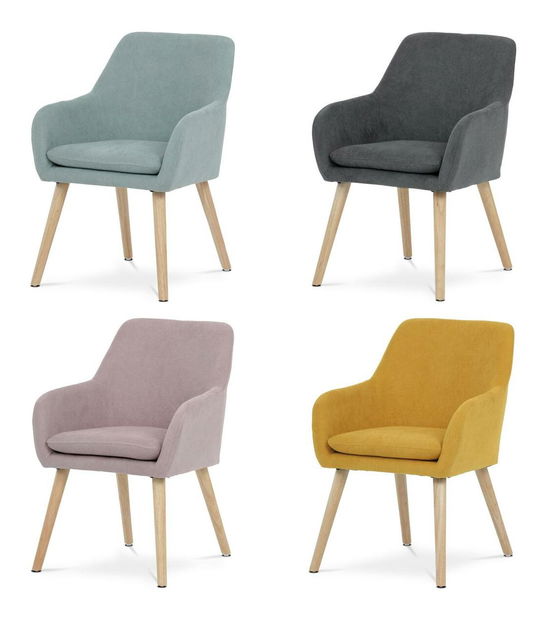 Jídelní židle Abandonar (žlutá)