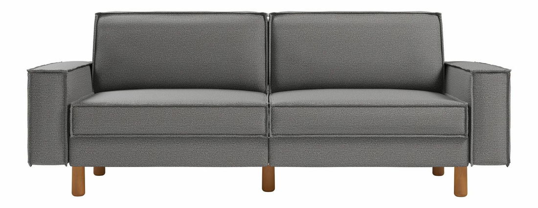 Pohovka trojsedačka Spary E (mořská + ořech)