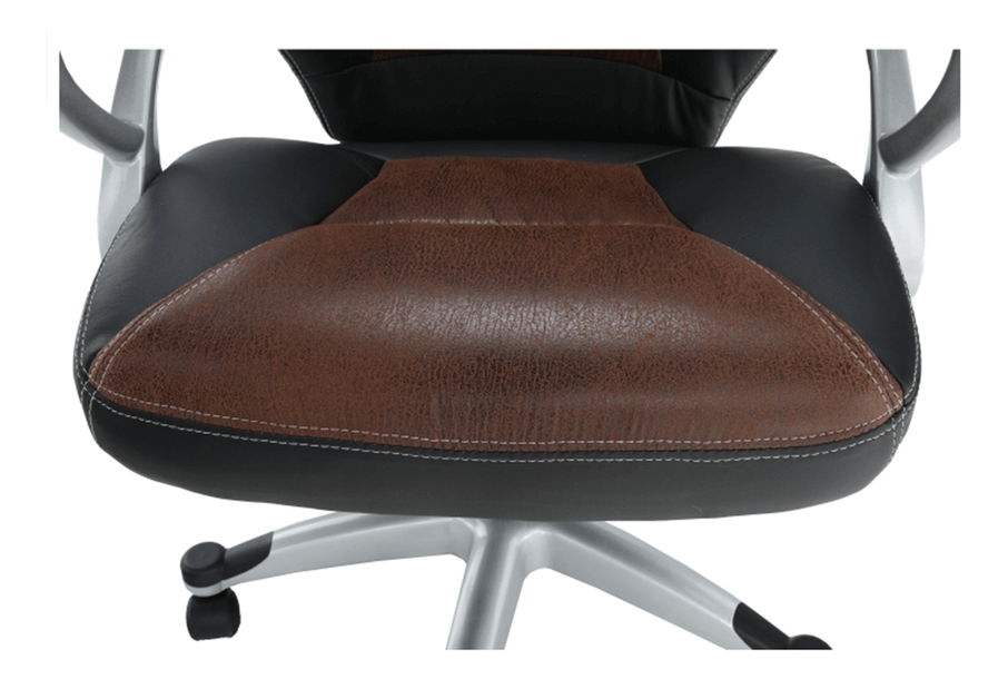 Kancelářské křeslo Ikalis (hnědá + černá)