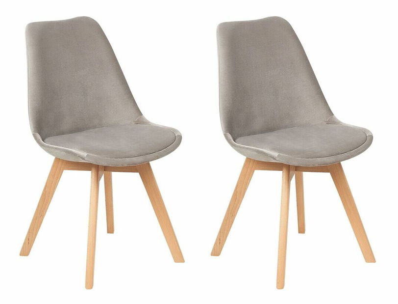 Set 2 ks jídelních židlí Dakza (béžová)