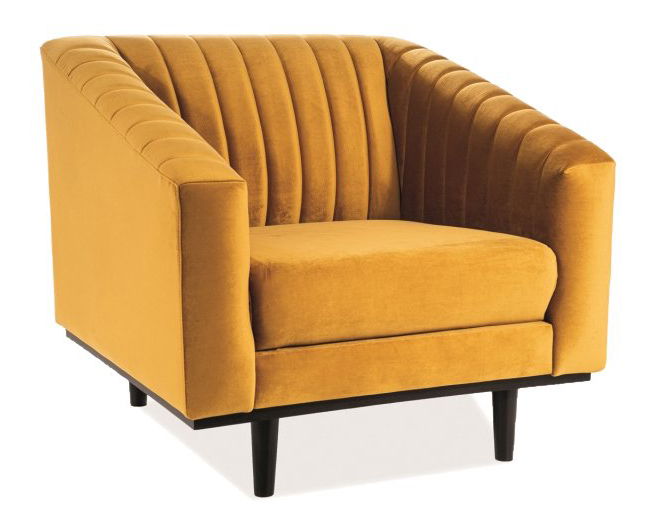 Křeslo Ambrose (žlutá)