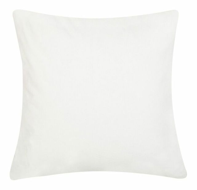 Sada 2 ozdobných polštářů 45 x 45 cm Rusku (bílá)