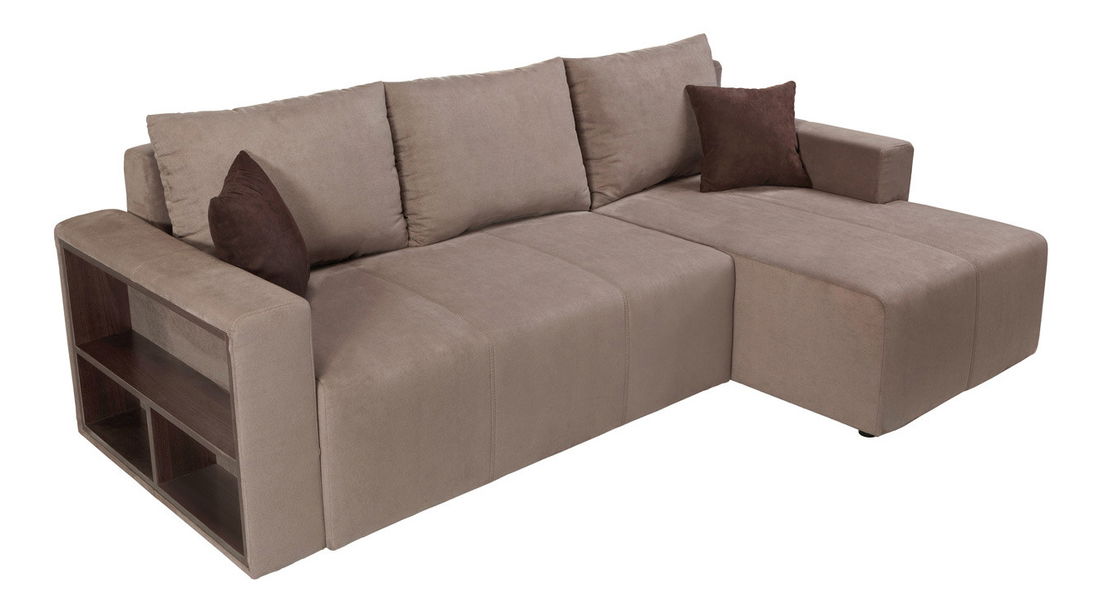 Rohová sedací souprava BRW Mateo II Lux 3DL.URC béžová (P)