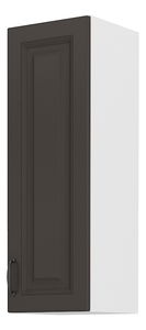 Horní kuchyňská skříňka Sheila 30 G 90 1F (bílá + grafit)