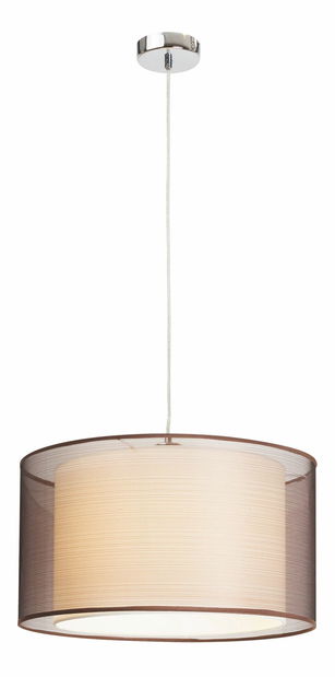 Závěsné svítidlo Anastasia 2632 (chromová + hnědá)