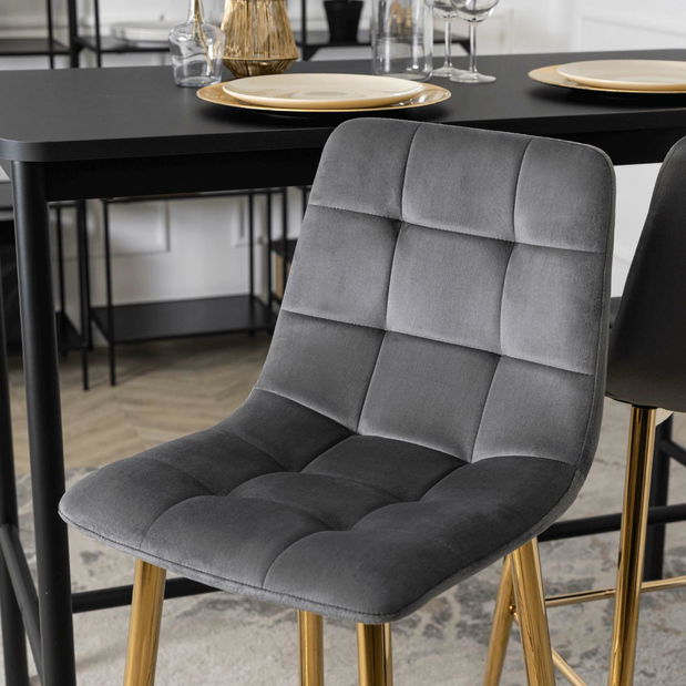 Jídelní židle Abisales (šedá)