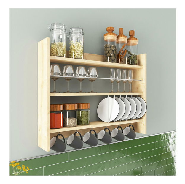 Kuchyňská police Bubaka (dub)