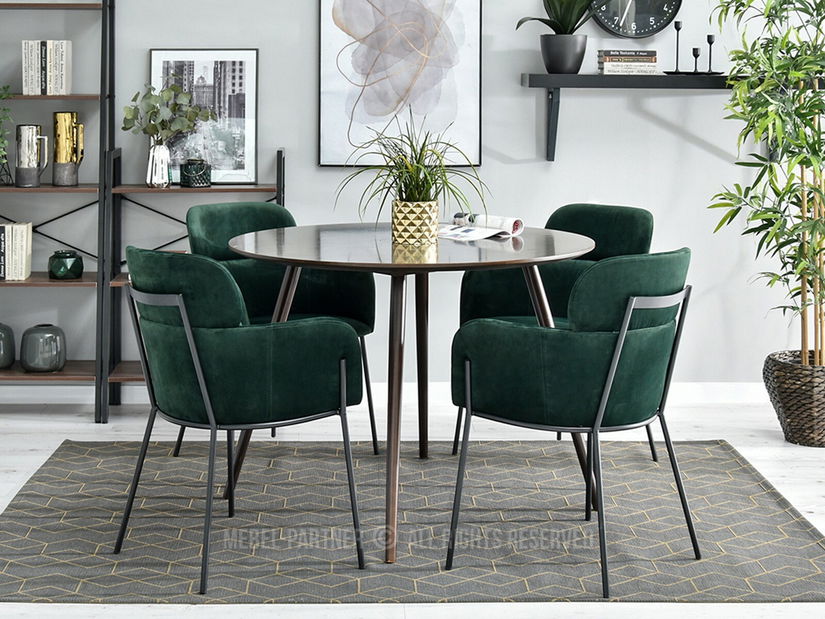 Židle Baggie K (zelená + černá)