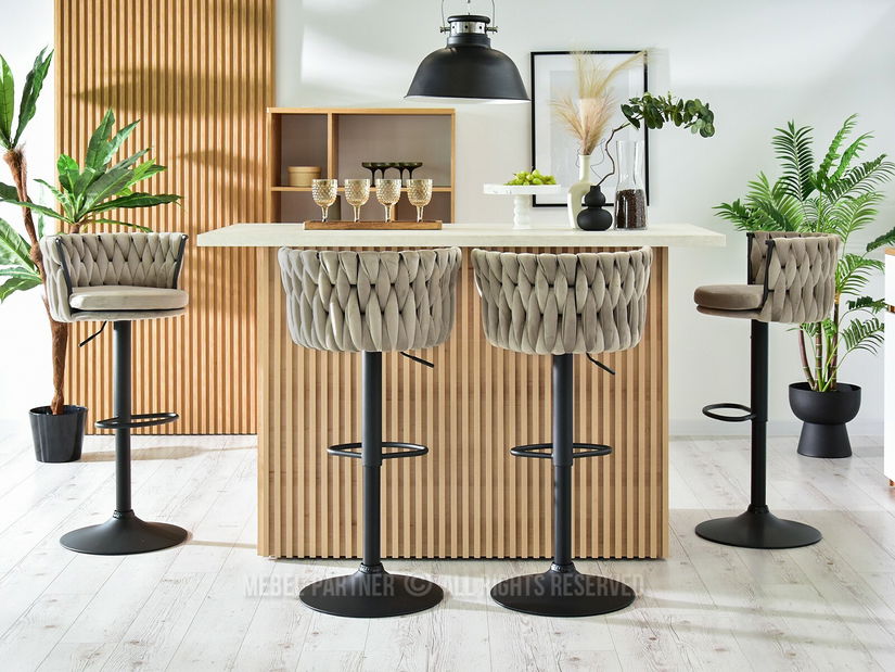 Židle Adel (béžová + černá)