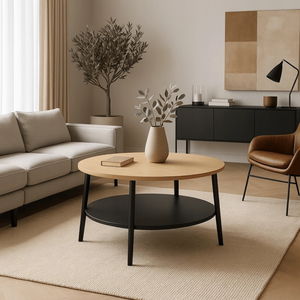  Konferenční stolek Publis max (dub + černá)