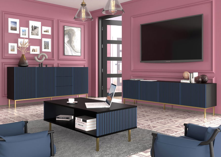 Komoda Rawy 3D3S (bílá)