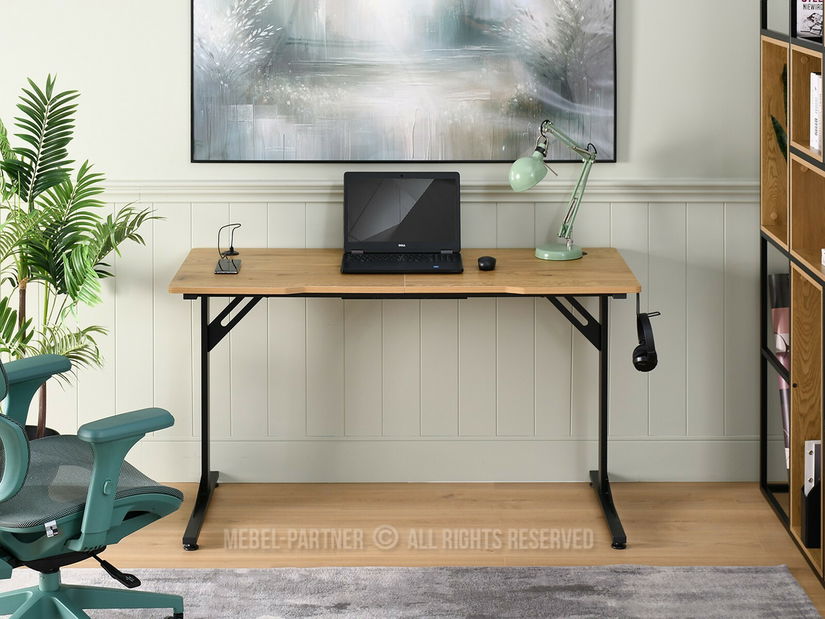 PC stolek Matts 140 (dub + černá)