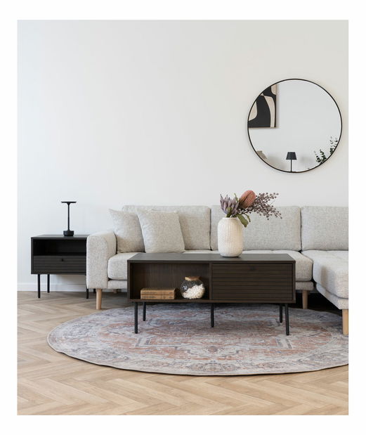 Konferenční stolek Ksitina 1 (tmavohnědá)