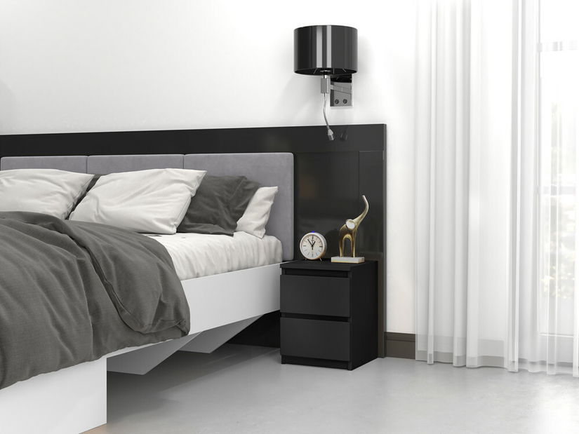Noční stolek Musecalo 2 (černá)