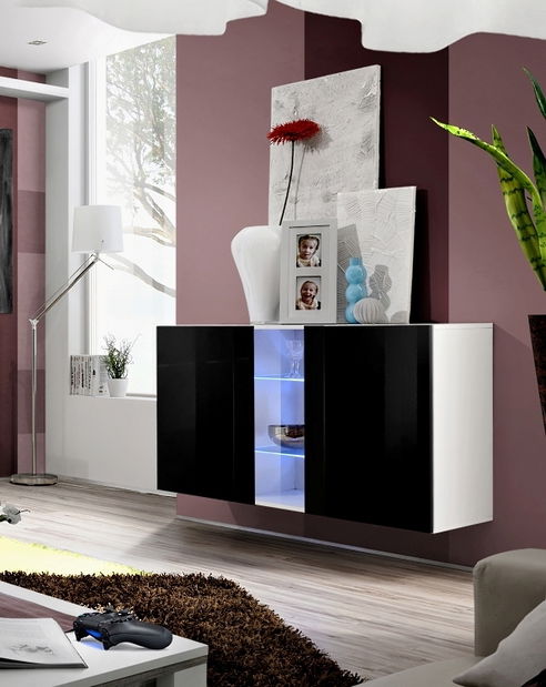 Vitrína na stěnu Ferryhill 23 WS FY SBI (s osvětlením)