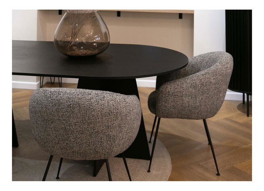 Jídelní židle Bari (černá + černá)