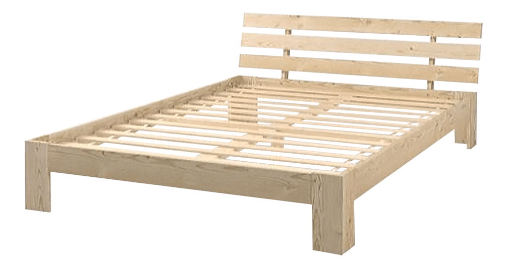 Manželská postel 160 cm Alpo (s roštem)