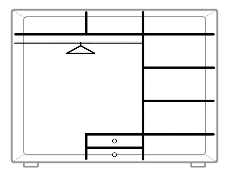 Šatní skříň SF 101