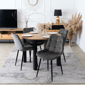 Jídelní židle Clavar (šedá)