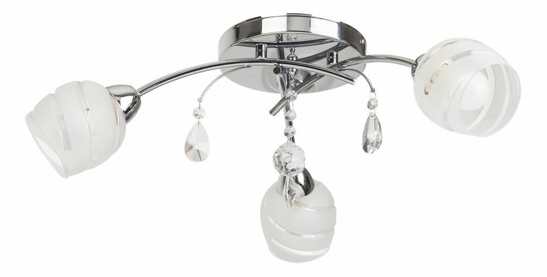 Bodové svítidlo Melissa 2621 (chromová + bílá + průhledná)