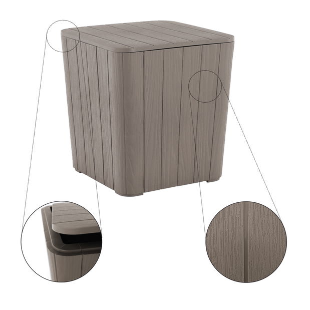 Úložný box Impella (šedá)