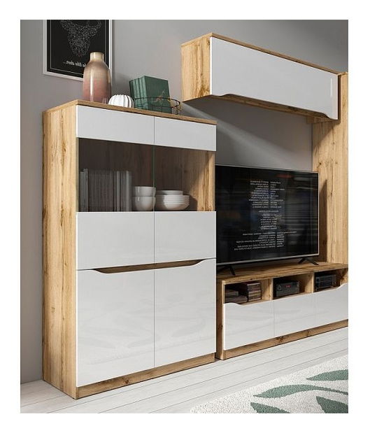 Vitrína BRW Nuis REG2D2W