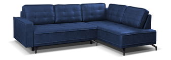 Rohová sedací souprava Tanore (tmavě modrá) (P)