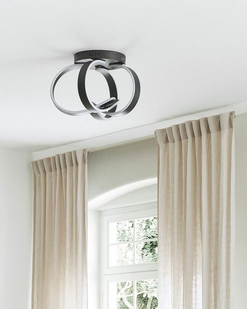 Stropní svítidlo Nurza (černá)