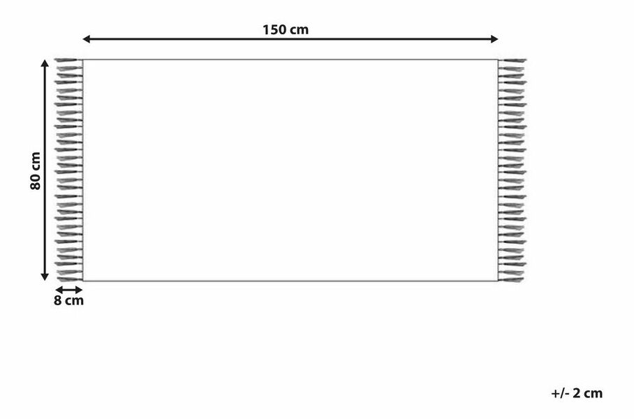 Koberec 80 x 150 cm Vanas (vícebarevná)