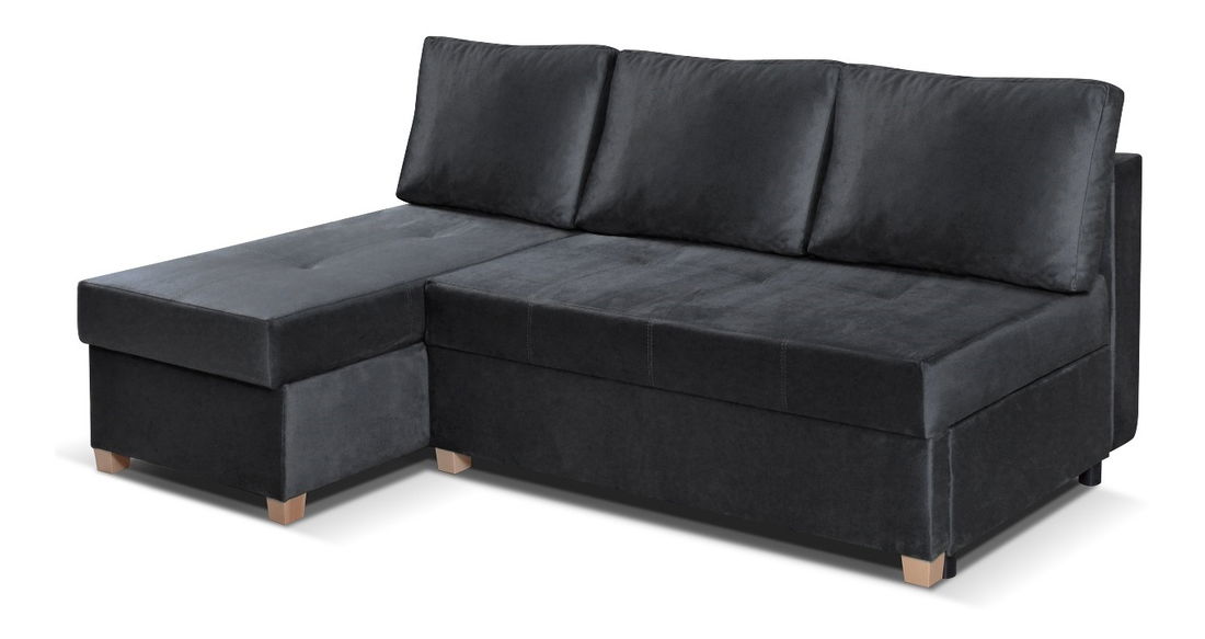 Rohová sedačka Manimi 03 (černá) (L)