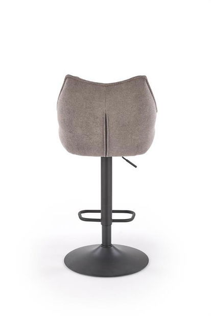 Barová židle Halmark (černá + šedá)