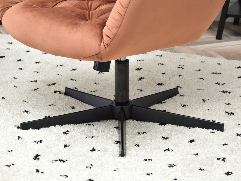 Křeslo Aaron (měděná + černá)