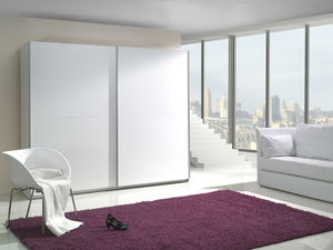 Šatní skříň s posuvnými dveřmi Liff 03 (bílá)