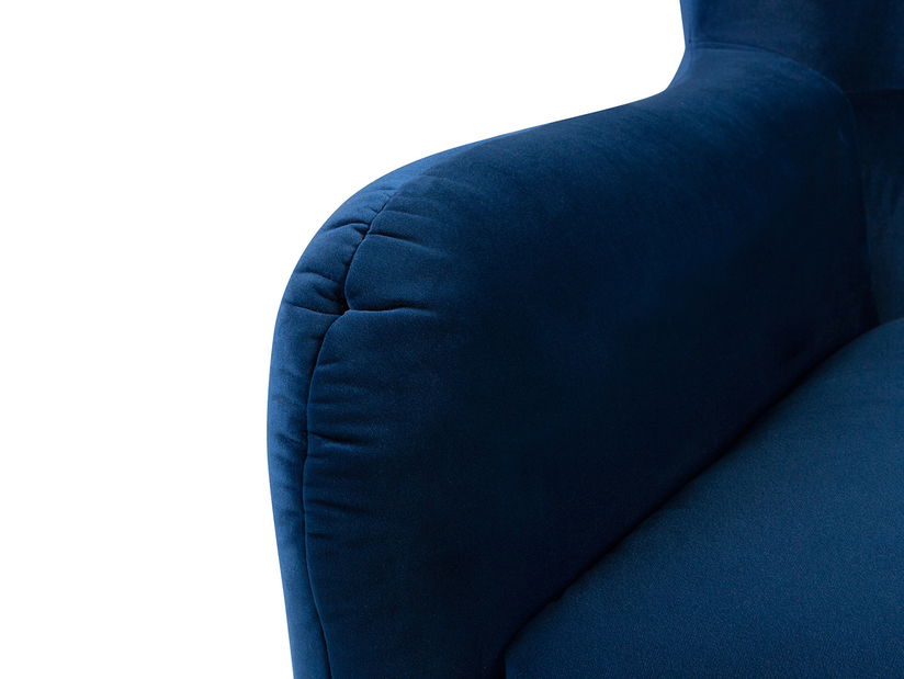 Křeslo ušiak BRW Casey ES (modrá)