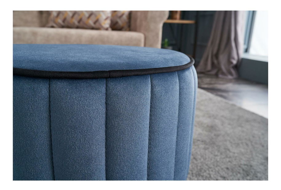 Taburetka Dolphie (modrá + černá)