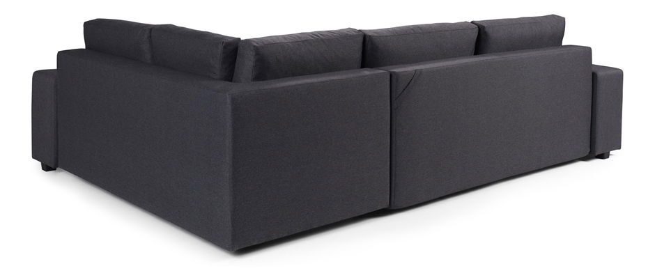 Rohová sedací souprava Aja (světle hnědá) (L)