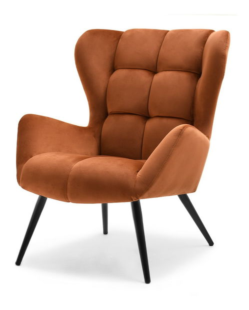 Křeslo Kikino (měděná + černá)