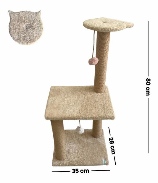 Škrabadlo pro kočky Tinka (šedá)