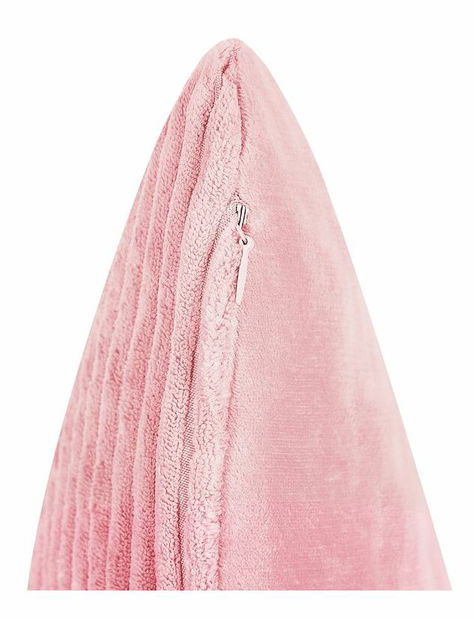 Sada 2 ozdobných polštářů 47 x 27 cm Milie (růžová)