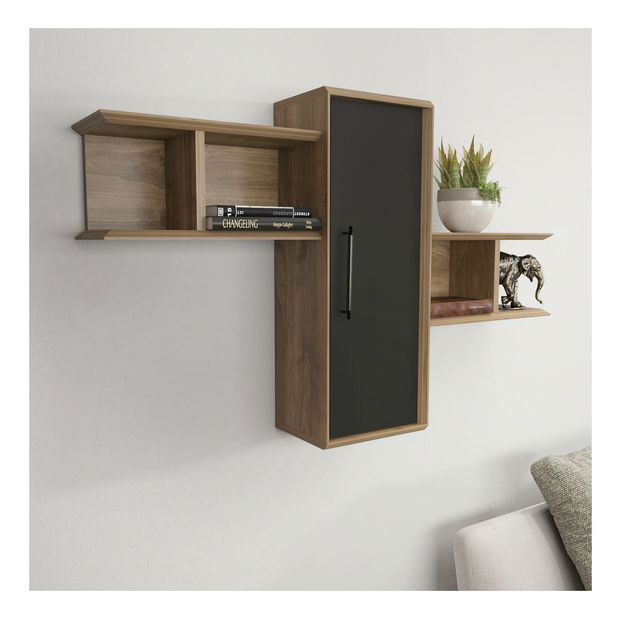 Policový systém Olidella (ořech + černá)