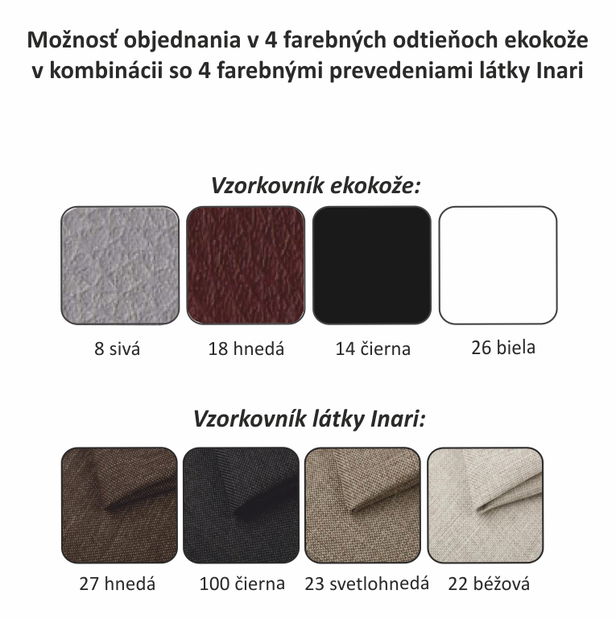 Rohová sedací souprava Emma (černá) (L)