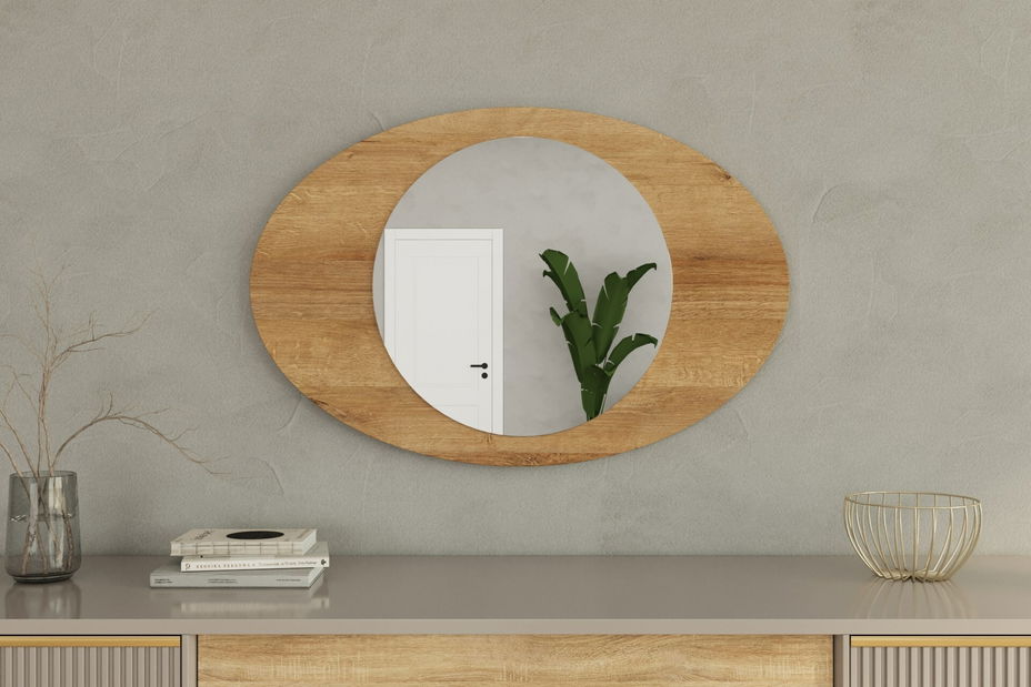 Zrcadlo Oblisimo (dub safírový)