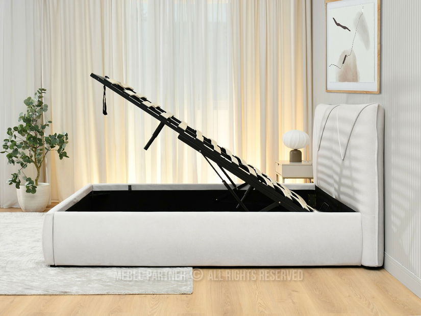 Manželská postel 160 cm Verdadera 160 (krémová)