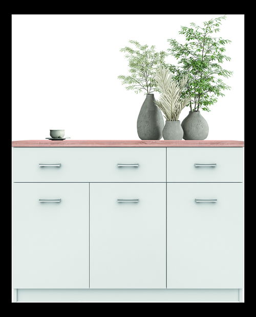 Komoda Tianna 3d2s (bílá)