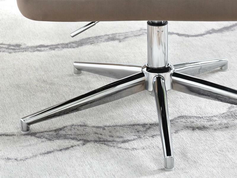 Křeslo Bilibo (béžová + chromová)