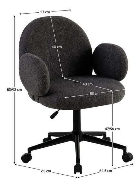 Kancelářské křeslo Trio (šedá + černá)