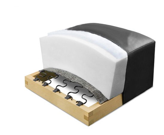 Rohová sedací souprava Berliner (P) (růžová)