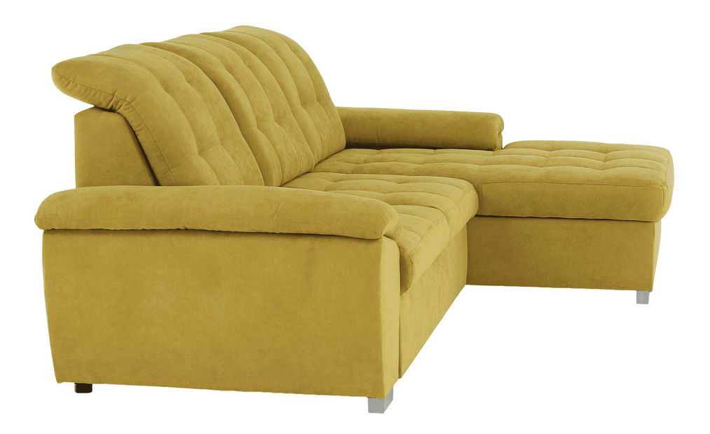 Rohová sedačka Evangelon (hořčičná) (P)