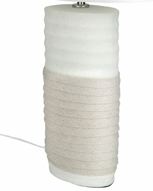 Stolní lampa Navasota (světle béžová)