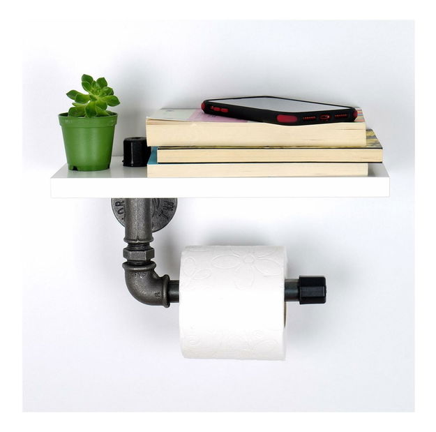 Držák na toaletní papír Nenanu 40 (bílá)